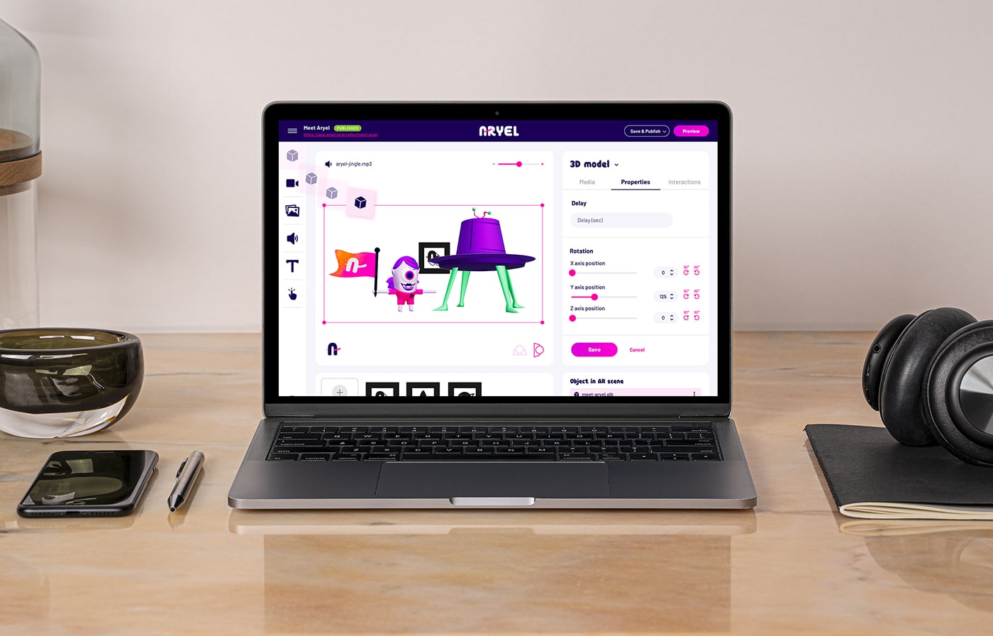 Aryel UX,UI Web Design