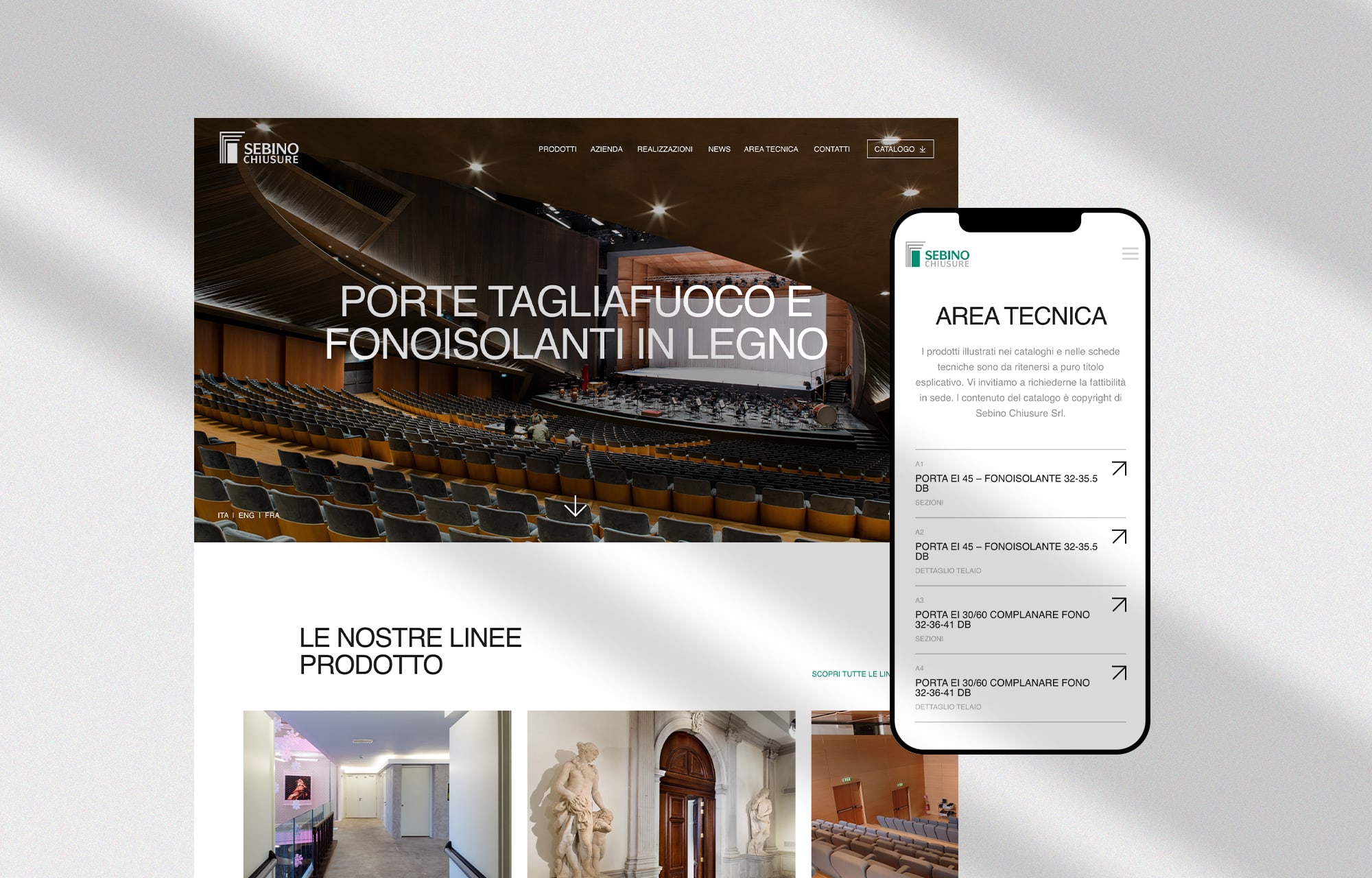 Sebino Chiusure Web Design