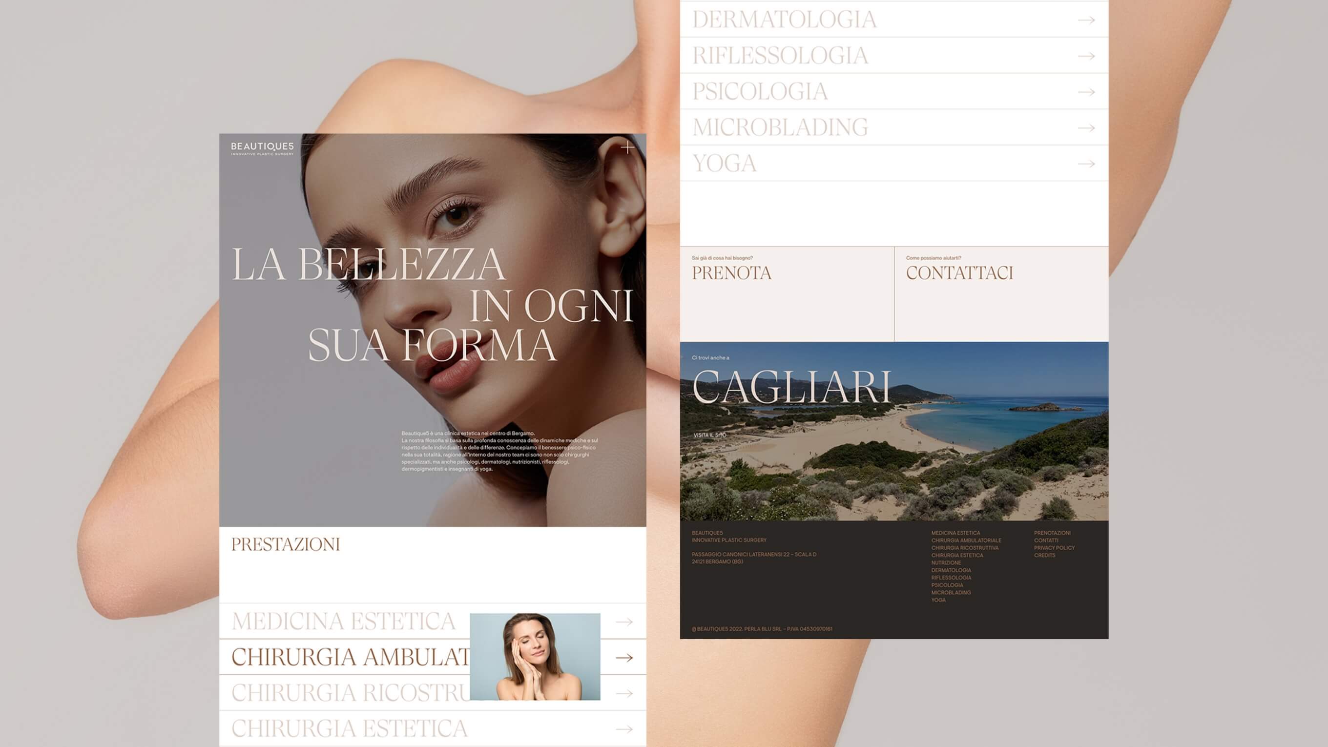 Beautique5 web design