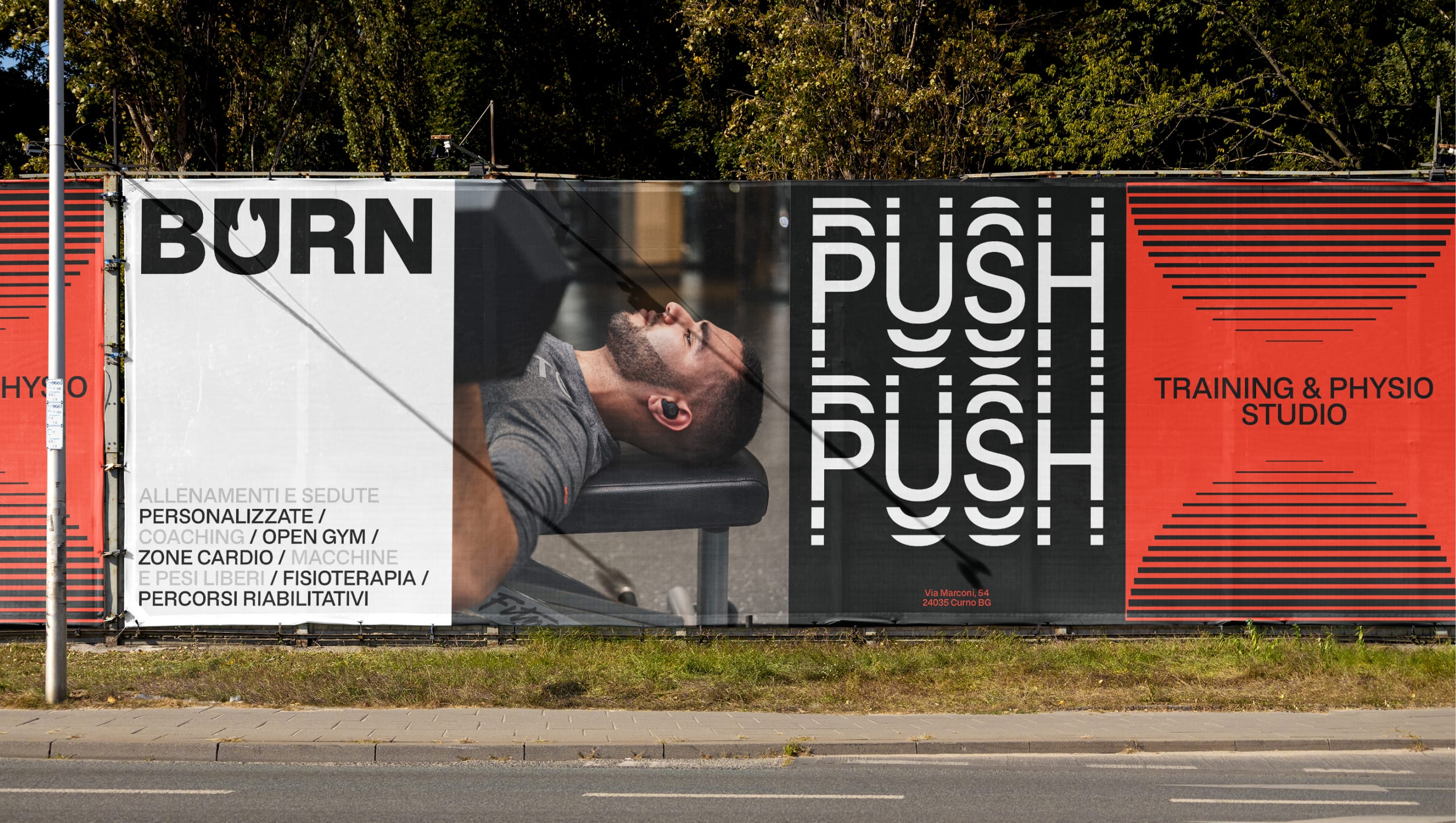 BURN billboard