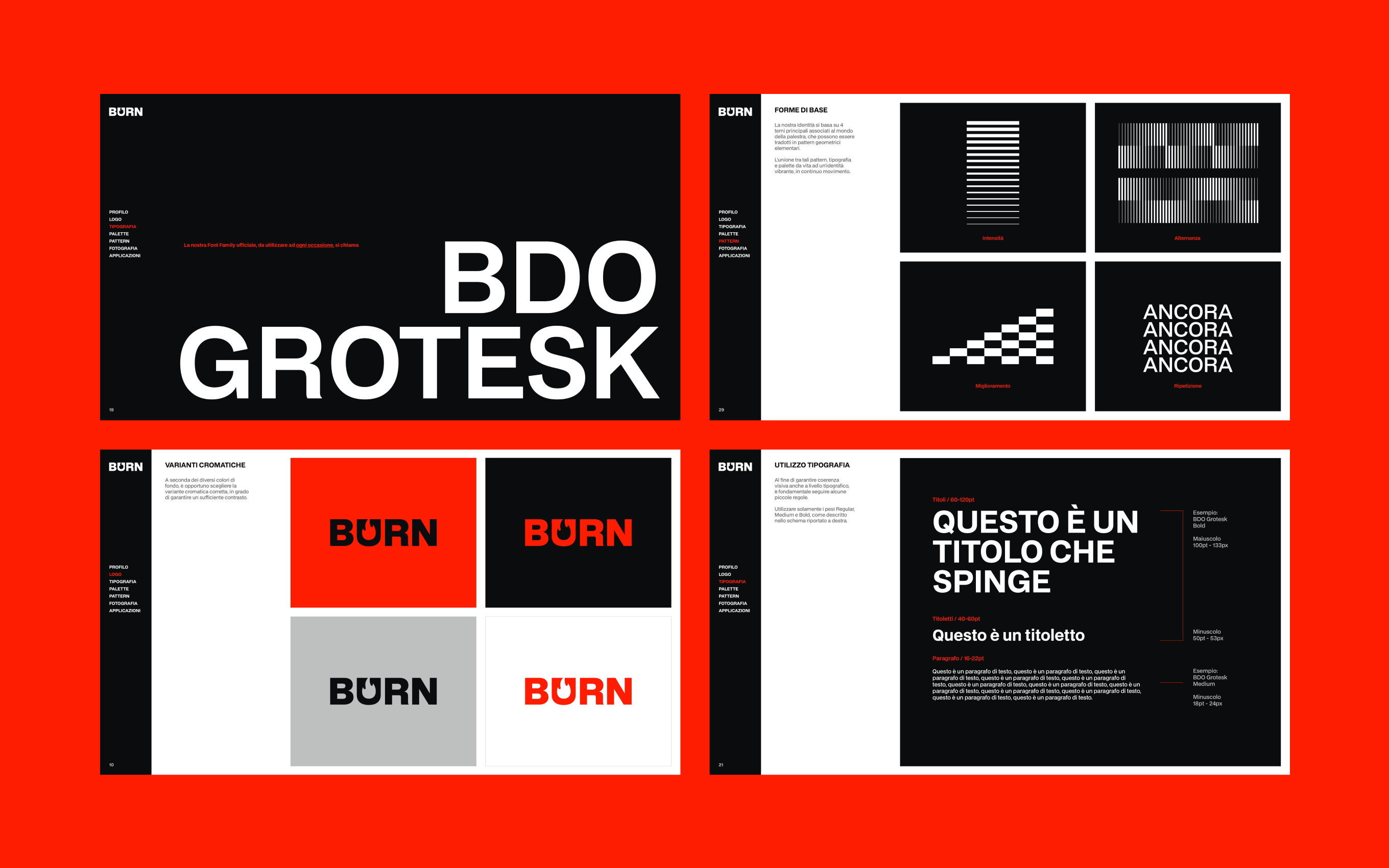 BURN brand manual