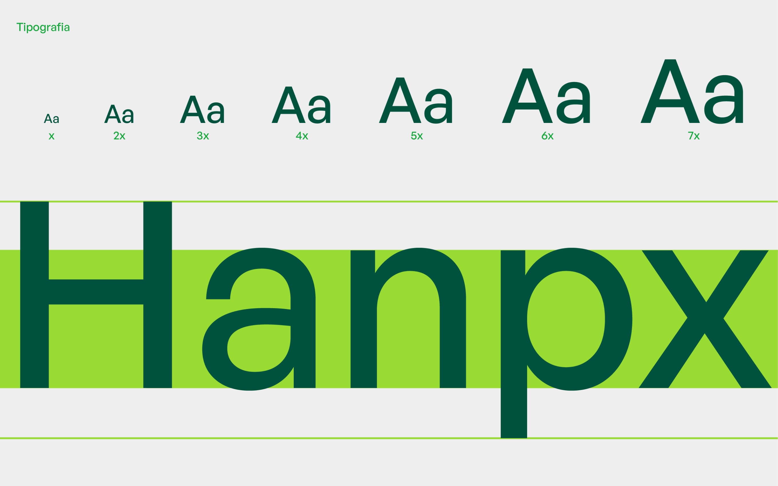 GreeCo typography scale