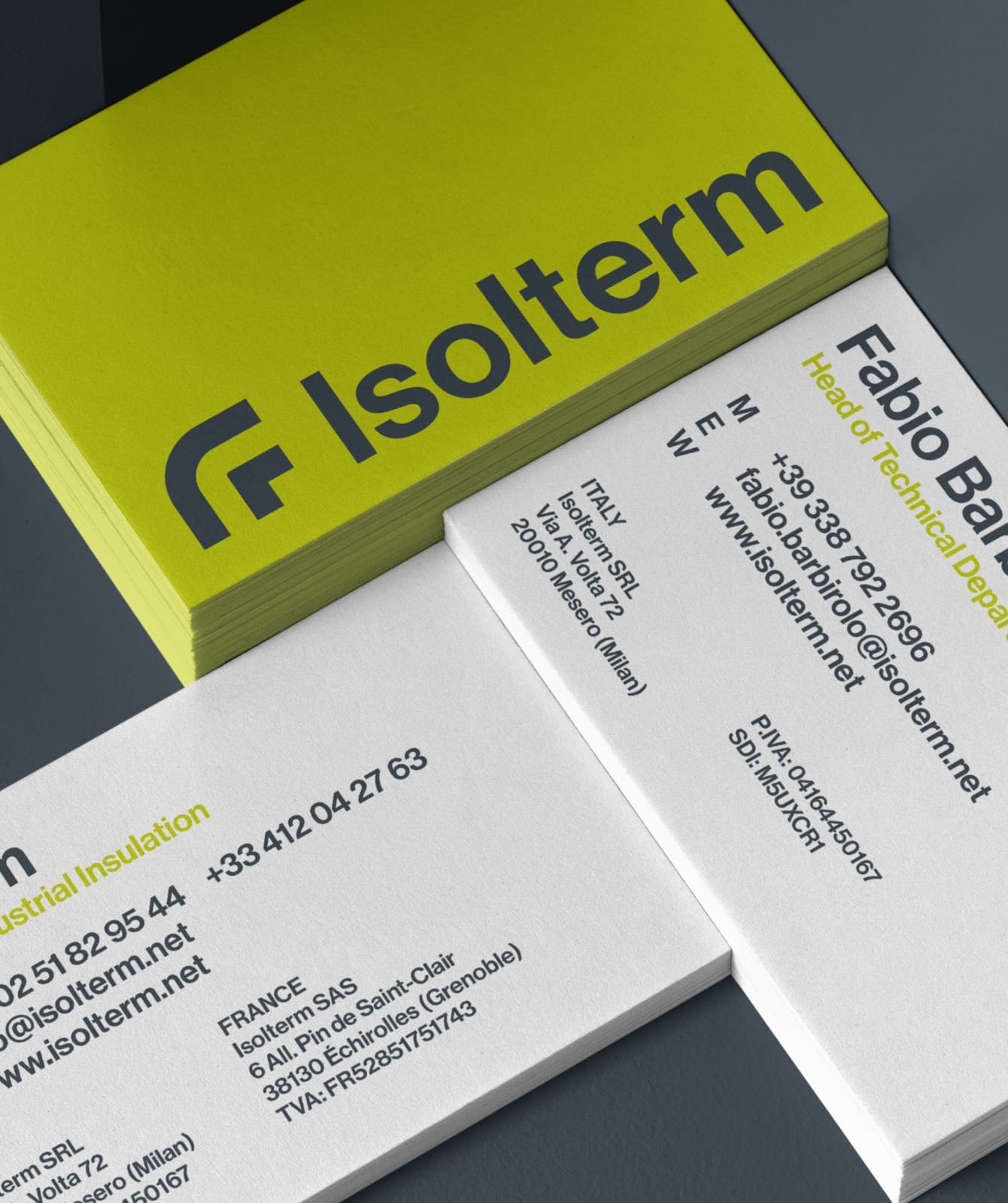 isolterm biglietti da visita