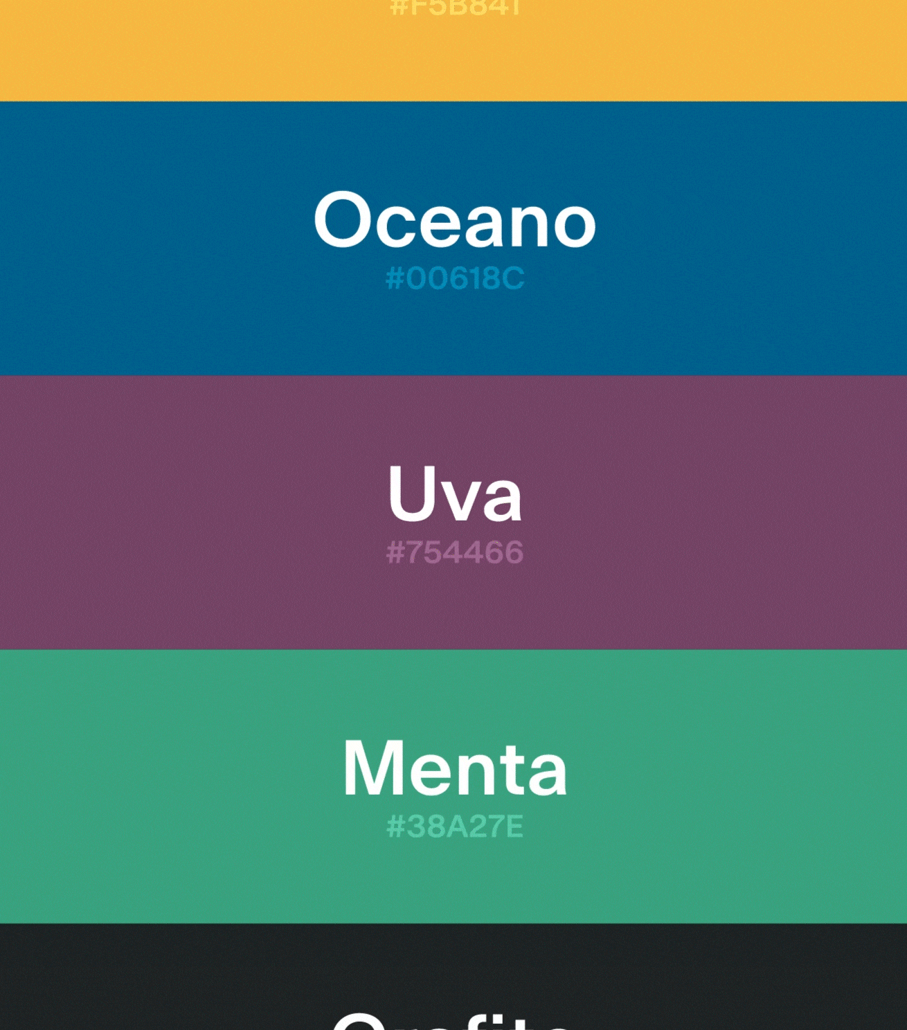 Palette colori