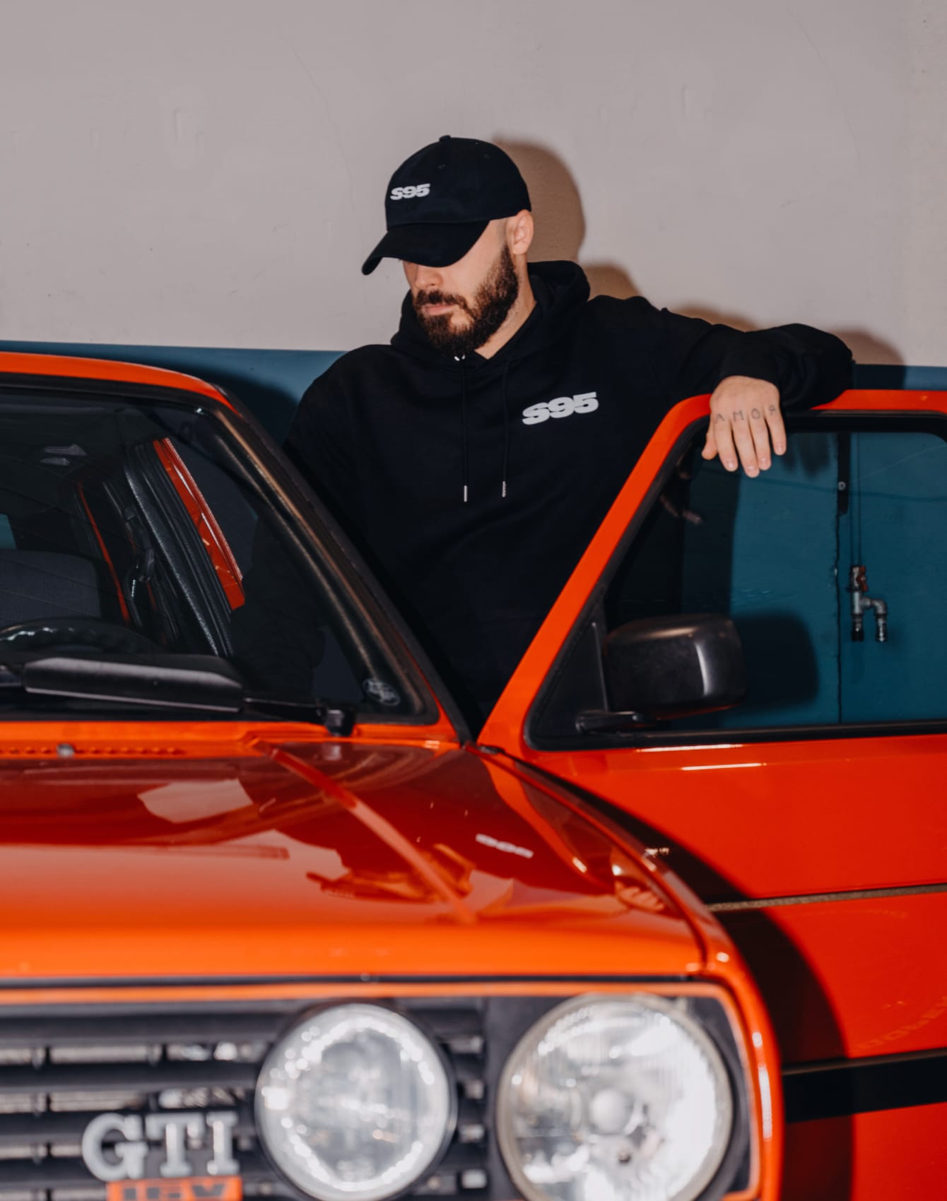 S95 hoodie front