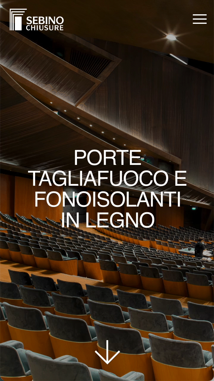 Sebino Chiusure menu mobile