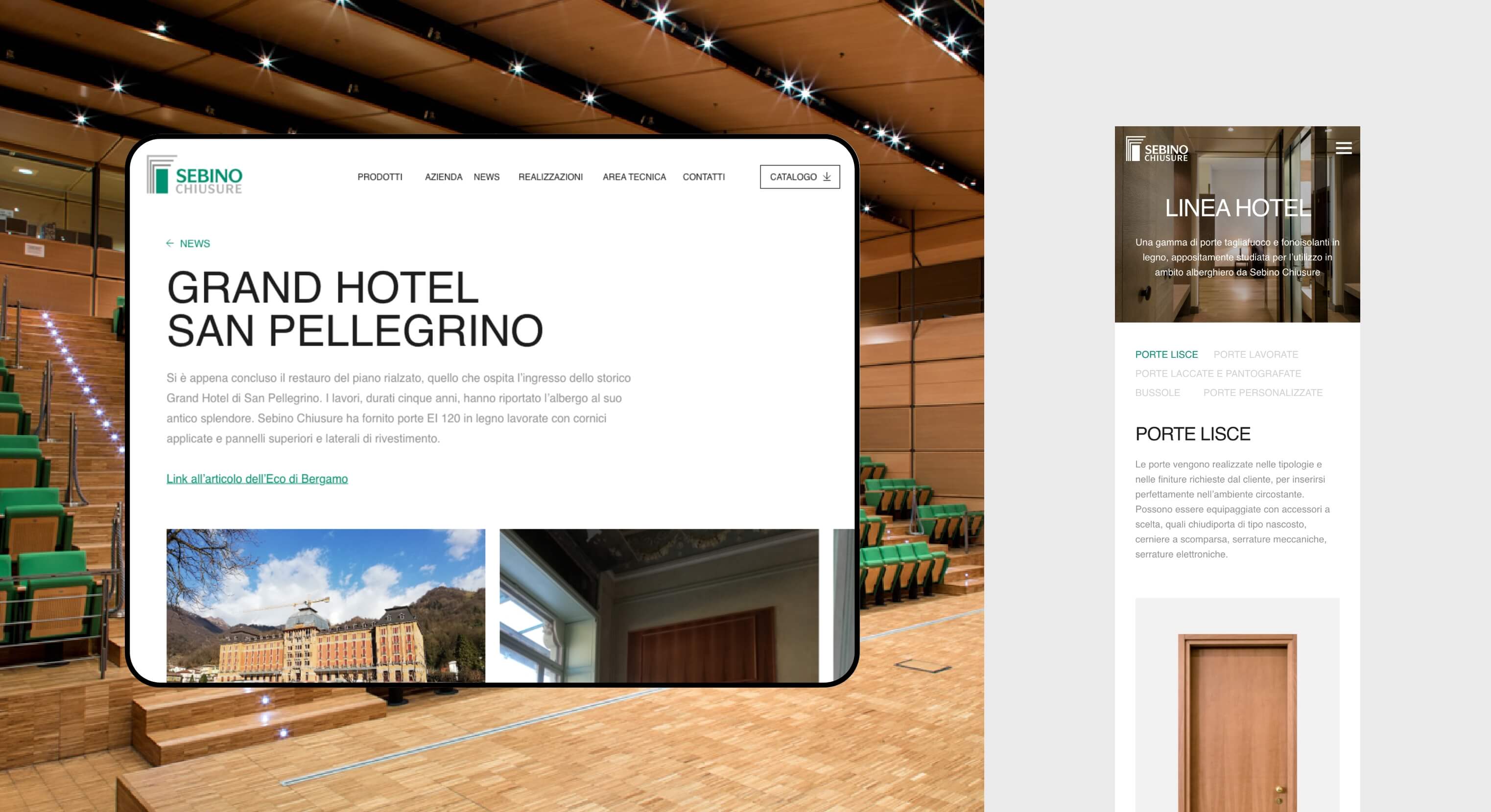 Sebino Chiusure responsive layout